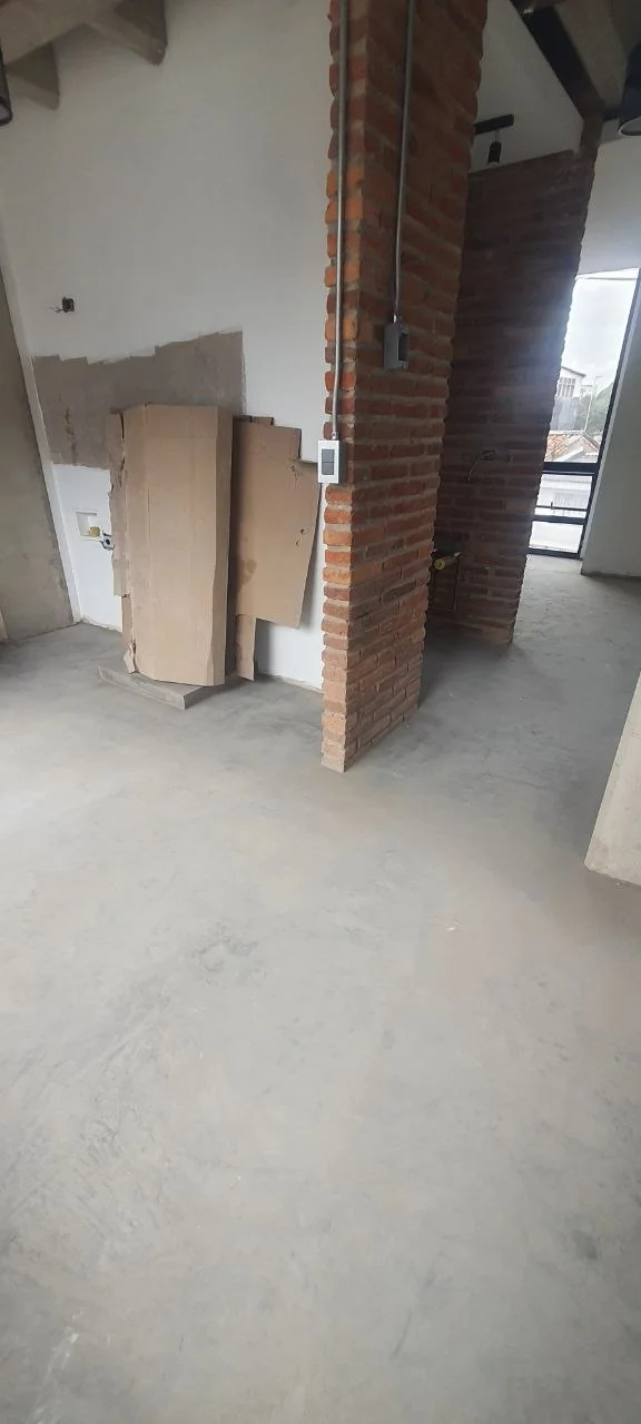 Kitchen rough-in and brick core